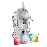 Shaved Ice Machine - Powerful 250W 210lbs/hr Electric Ice Shaver with 1420RMP Blade - Snow Cone Machine Ice Crusher by Great Northern Popcorn...