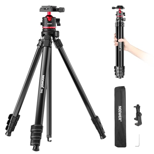 NEEWER Basics 66.5"/169 cm Travel Tripod for Camera, Lightweight ...