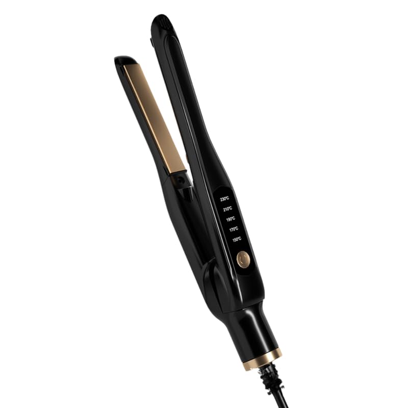 MIPPO® 2-in-1 Hair Straightener & Curler | Wet & Dry Dual-Purpose Styling Tool with Essential Oil Infusion | Portable Splint for Straight & Curly Hair | Double Care Ceramic Flat Iron for Women