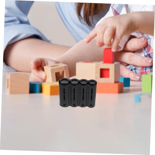 Caja organizadora de monedas de plástico negra miniatura 4
