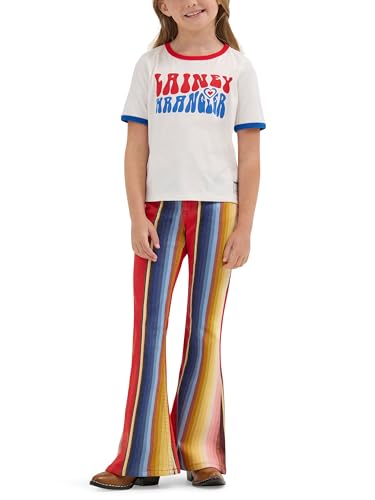 Wrangler Girl's Lainey Wilson Logo Ringer Tee