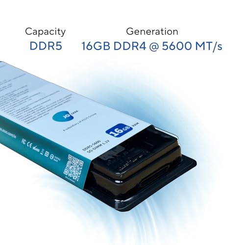 Image of ASUS JOGEEK 16GB DDR5 5600 MT /s, SO-DIMM Memory, High-Speed Performance, Low Voltage Requirement - 10 Year Warranty