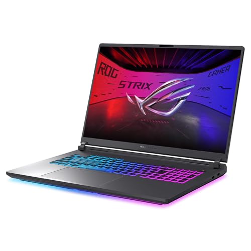 ASUS ROG Strix G18 Gaming Laptop 2025, GeForce RTX 5080 16GB DDR7, Intel Ultra 9 275HX, 18' 2.5K 240Hz Nebula Display, 64GB DDR5, 8TB SSD, Wi-Fi 7, RGB Backlit KB, Windows 11 Pro, w/Lifetime Office