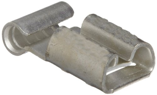 Morris Products 12422 Non-Insulated Flag Female Disconnects - 16-14 Wire, .032 x .187 Tab, 100-Pack