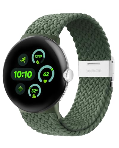 Correas elásticas trenzadas para Google Pixel Watch 45mm miniatura 1