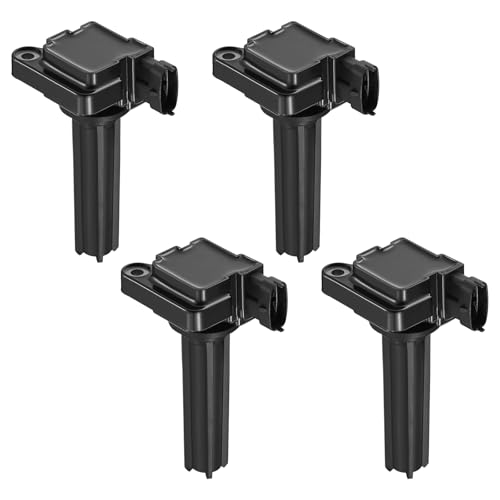 Image of BDFHYK Ignition Coil Pack UF526 Compatible with Saab 9-3 2003-2011 9-3X 2010-2011 2.0L l4 Saab Oem Coil Pack Coil for C1430 GN10592 H6T60271 5C1423 SKIC117 5C1423 COP300 GN10592 C732 Set of 4
