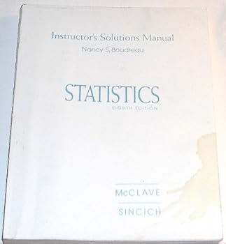 Unknown Binding Statistics Instructor's Solutions Manual Book
