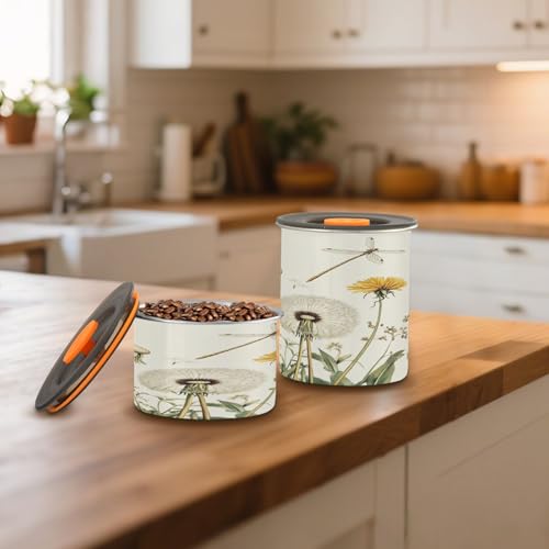 Contenedor hermético para café acero inoxidable 17 oz miniatura 7