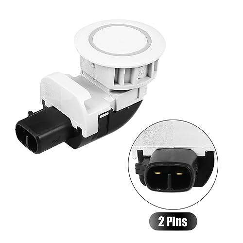 Image of X AUTOHAUX Car Bumper PDC Reverse Parking Assist Sensor for Lexus LS430 2001 2002 2003 2004 89341-50020 89341-50020-B1 White