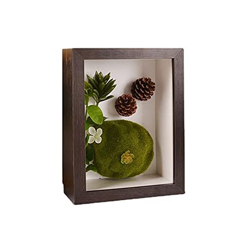 YXYOL Cadre De Fleurs SéChéEs,Porte-MéDailles Creux 6 Cm,Cadre Tridimensionnel Super éPais Et Profond,Souvenirs De Mariage,Photos De BaptêMe,Empreinte De BéBé,Etc Cover