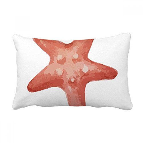 Oreiller de canapé étoile de mer rouge, le cadeau de décoration marine idéal - 2