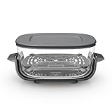 Ninja CRISPi 3,8-l-TempWare-Glasbehälter mit Deckel, großer, wärmebeständiger Heißluftfritteusen-Glasbehälter für Zubereitung, Kochen & Lagerung, BPA-freier Deckel XSKLIDPLTEUUK