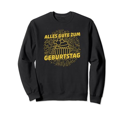 Sweatshirt Mickey Mouse Disney joyeux anniversaire noir pour homme et femme