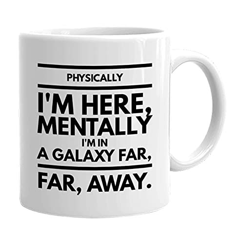 🔥 Hot Deals Sarcastic Galaxy Coffee Mug 11 oz White, Science Fiction Movie Galaxy Far Away Memorabilia Hottest Sale Sarcastic Galaxy Coffee Mug 11 oz White, Science Fiction Movie Galaxy Far Away Memorabilia