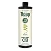 Just Hemp Foods All Natural Hemp Seed Oil, Cold Pressed, Cold Filtered, 2.5g Omegas Per Serving, 16.9 Fl Oz