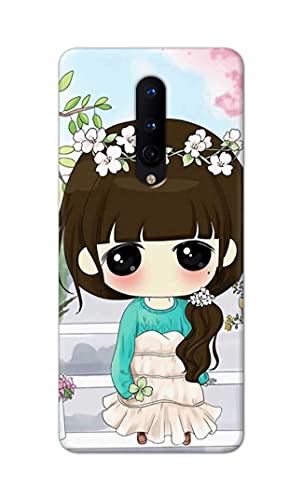 Image of PRINTFIDAA Cartoon Girl Printed Designer Hard Back Case Cover for OnePlus 8 (6.55 inch) -(UO) MVN1009