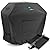 Nestl BBQ Grill Cover, Heavy Duty Grill Covers - Waterproof Gas Grill Covers, UV & Fade Resistant Barbecue Grill Cover with Front Zipper Pocket, 6 Grill Mats & BBQ Brush - 32 Inch, Black