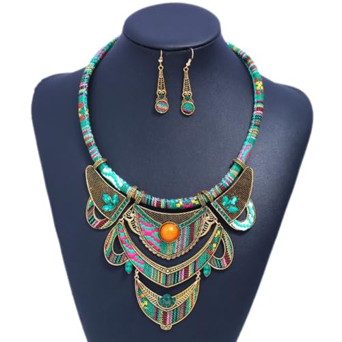 Conjunto de Joyas Bohemias para Mujer: Acabado Étnico Moderno Premium