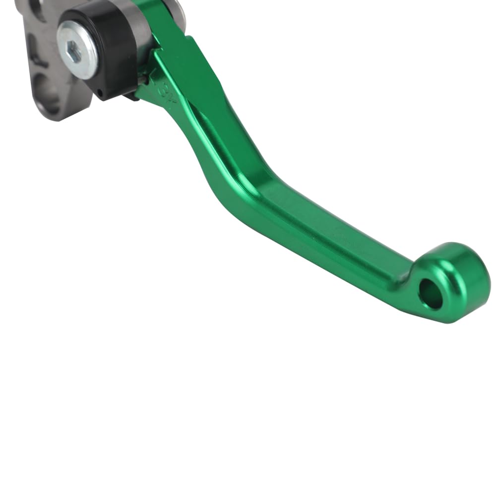 Leva Freno Moto Dirt Bike Leva Frizione Pieghevole in Alluminio per KLX 140 KLX140L 08-23 KLX140G 17-23 Motocross Verde