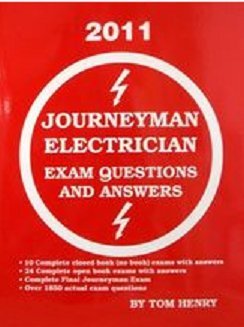 Paperback Tom Henry's Journeyman Electrician Exam Questions and Answers 2011 Book