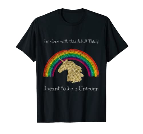 Camiseta de unicornio con esta cosa para adultos, todos los tamaños Camiseta