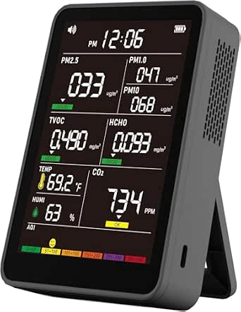 16-in-1 Indoor Air Quality Monitor with HD Color Screen