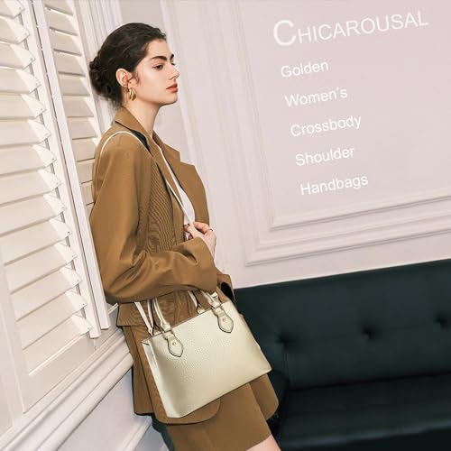 Image of CHICAROUSAL Purses and Handbags for Women Leather Crossbody Bags Women's Tote Shoulder Bag