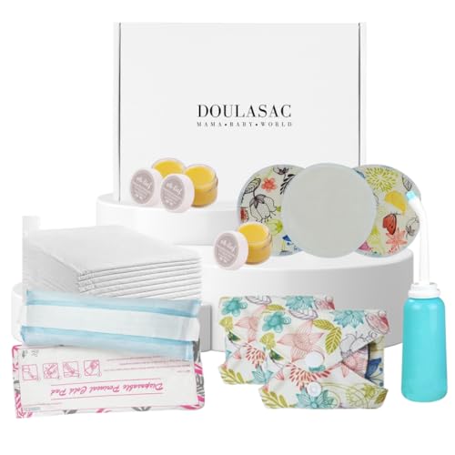 Kit post-partum maternité complet Doulsac serviettes hygiéniques bio coussinets allaitement