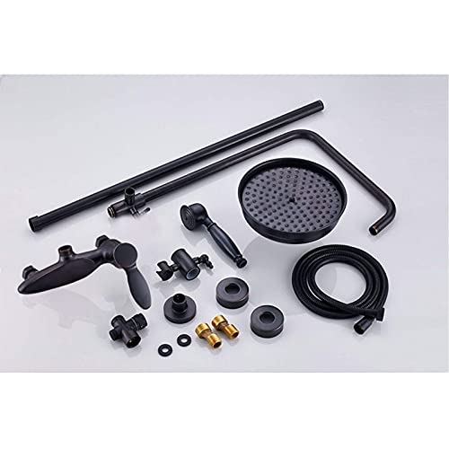 Ensemble de Robinet de Douche Extérieur en Laiton Finition Bronze - 2