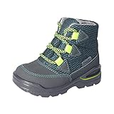 RICOSTA Baby Jungen Lauflernschuhe Emil,Kinder Boots,WMS:Mittel,lose Einlage,Sympatex,waschbar,Outdoor-Kinderschuhe,Stiefel,Grigio/Aqua (490),23 EU