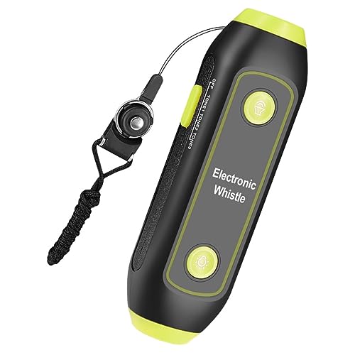 BESPORTBLE Lifeguard Whistle Flashlight Electric Whistle for Coaches Soccer Loud Sound Safety Lanyard