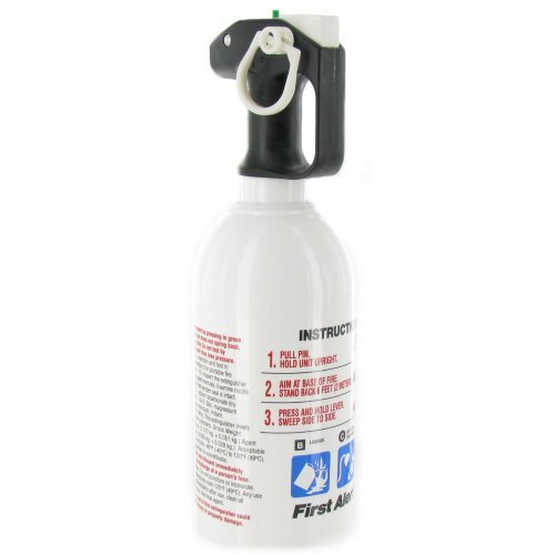 First Alert Kitchen Fire Extinguisher UL Rated 5-B:C (White)