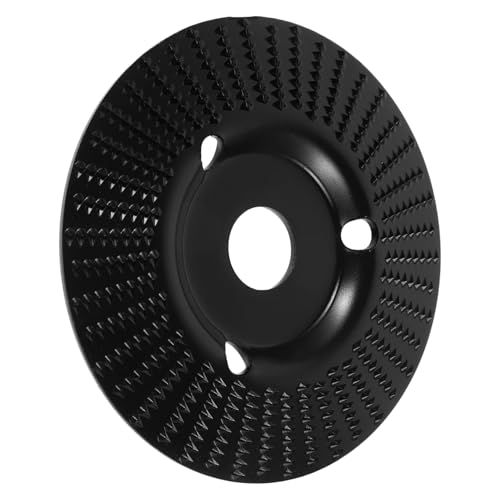 Luxshiny 高炭素鋼製木工用彫刻研磨 斜面密齒 多機能角グラインダー用 木材成形 研削効率向上