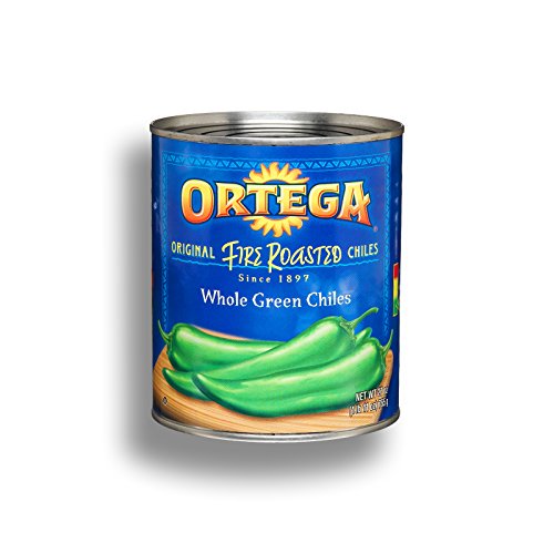 Ortega Peppers, Whole Green Chiles, Mild, 27 Ounce
