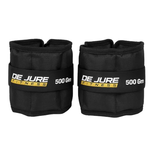 De Jure Fitness Adjustable Ankle & Wrist Weights Pair (0.5KG x 2)...