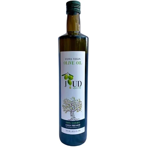 Joud, Extra Virgin Olive Oil, Premium Smooth, Single Origin, Lebanese, First Cold Press, Unfiltered, 750 ML