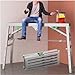 Produktbild GeRRiT Arbeitsbühne klappbare, Arbeitsplattform, Tragkraft 400Kg  Tragbare, Gerüst Höhenverstellbar, Aluminium Tritthocker, Mehrzweckleiter