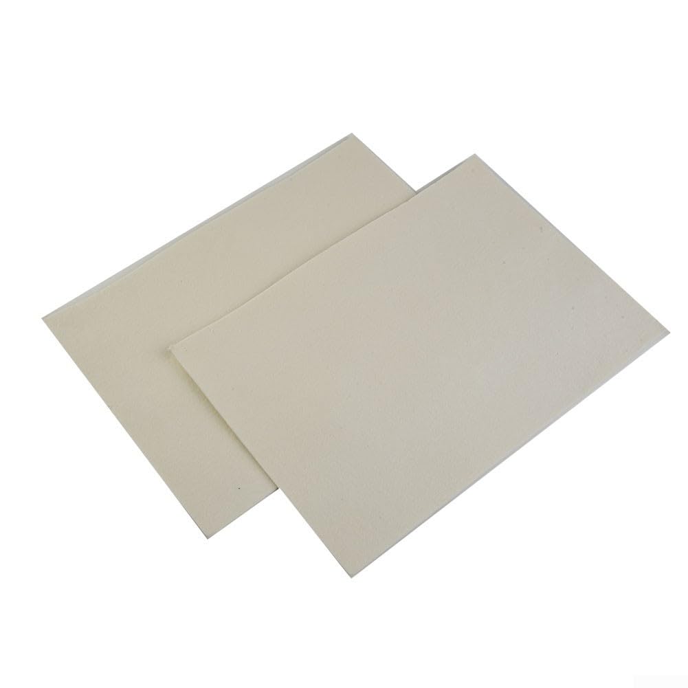 Honseadek Para A4 Juego de papel de junta de fibra de cerámica para sellar tubos de combustión y vidrio de horno con tolerancia de alta temperatura (A)