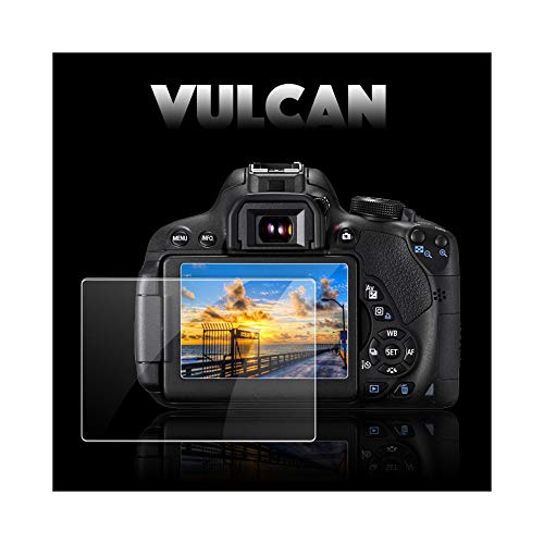 VULCAN Displayschutz Aus Gehärtetem Glas Für Canon EOS 6D Mark II – 0,5 Mm, Kratzfest, Touch Kompatibel