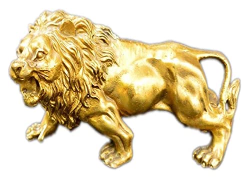 Ornements lion en cuivre pour bureau solution élégante contre les espaces de travail ternes