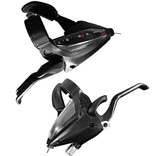 FAIREDEAR Cambio de Bicicleta de 24 velocidades Cambio rápido EF500 Cambio de Cambios de Bicicleta de montaña, Freno de Velocidad de Bicicleta de montaña, 3 x 8 velocidades Visual MTB Gear Shifter Cover