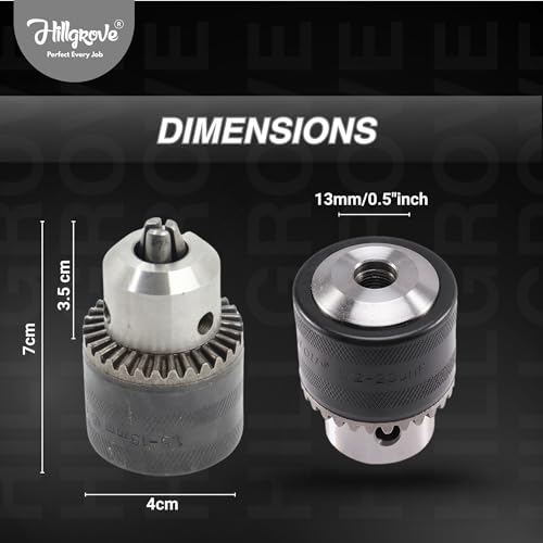 Image of Hillgrove HGCM1396M1 1200W 100% Copper Winding 26mm Rotary Hammer Impact Gun Chipping Hammering Drilling Breaker Drill Machine Kit Set with Angle Grinder