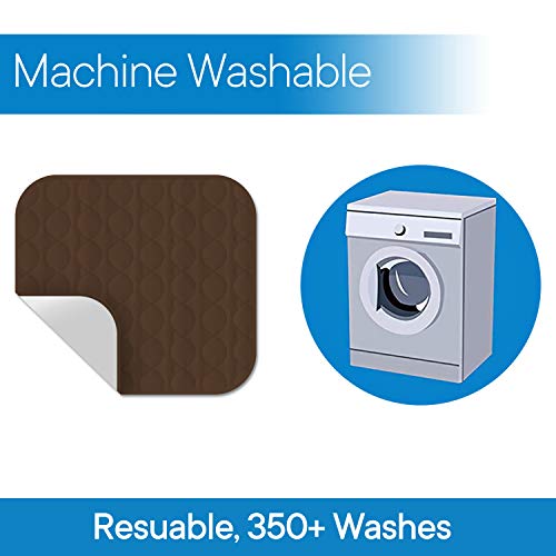 Rms Washable & Reusable Incontinence Chair Pad, Seat Protector & Bed Pad (Brown) #TOP5