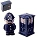 Produktbild Set sale e pepe in ceramica con cabina della polizia inglese e poliziotto inglese Souvenir Inghilterra