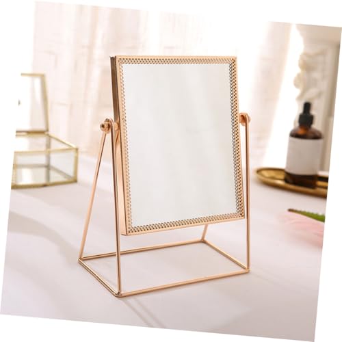 Espejo cuadrado con diseño vintage para maquillaje miniatura 6