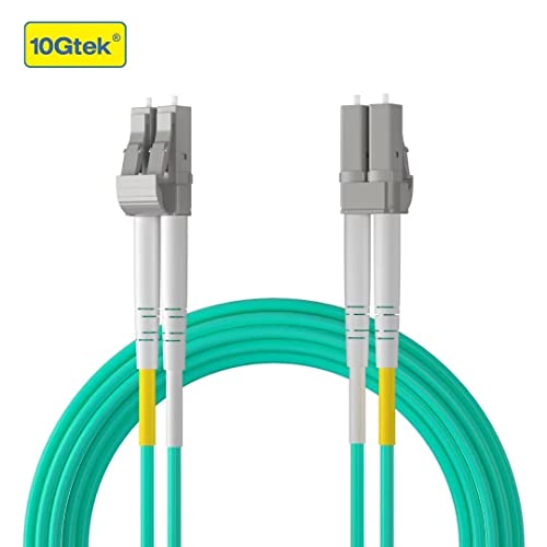 3. Bild von 10Gtek LC zu LC OM3 Multimode Duplex 3-meter, LWL Glasfaser Patchkabel Fibre Optic Patch Cable 50/125μm LSZH für SFP SFP+ Transceiver, Aque