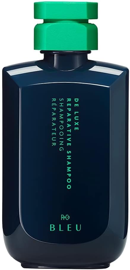 BLEU De Luxe Reparative Shampoo – Hydrates, Strengthens, Adds Shine, Repairs Coarse, Fragile, or Damaged Hair, Seals Cuticles, Improves Texture and Elasticity, Vegan, 8.5 oz