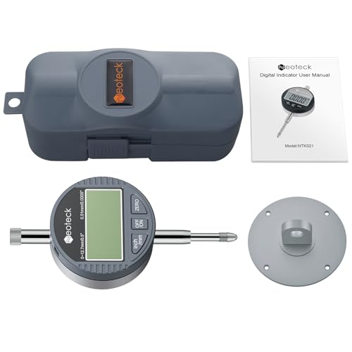 Neoteck DTI Digital Dial Indicator 0.01mm/0.0005 inch Digital Probe Indicator Dial Test Gauge Range 0-12.7mm/0.5 inch Dial Test Indicators Electronic Indicator Gauge by Neoteck - Image 7