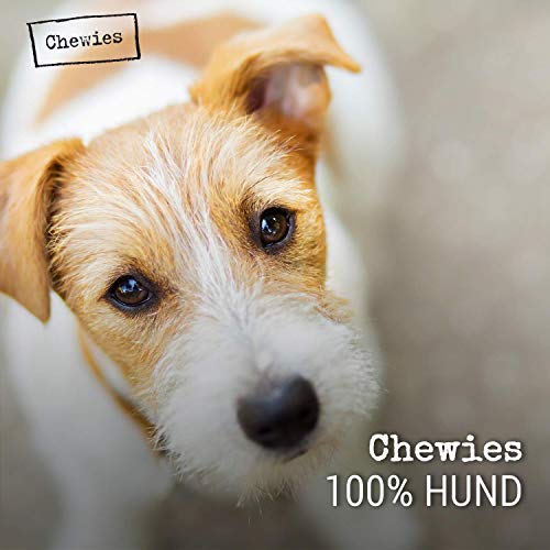 Chewies Fleischstreifen MINI Hundeleckerli aus 100 % Wildfleisch - 70 g - Snack für kleine Hunde - getrocknete Wild Kaustreifen - hypoallergen & getreidefrei - Dörrfleisch von Wildtieren