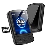 MP3プレーヤーBluetooth5.2対応 クリップ式 音楽プレーヤー64GB 34ｇ超軽量 mp3プレイヤー 128GB拡張可能 HiFI OTG機能 デュアルノイズキャンセリング 内蔵スピーカー付き 多機能 音楽/録音/ビデオ/写真/FM/電子書籍 日本語マニュアル付属 スポーツ・ビジネス・学習などに最適